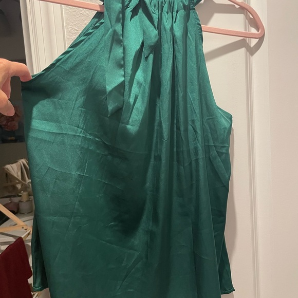 Tops - Chic Emerald Green Women's Blouse